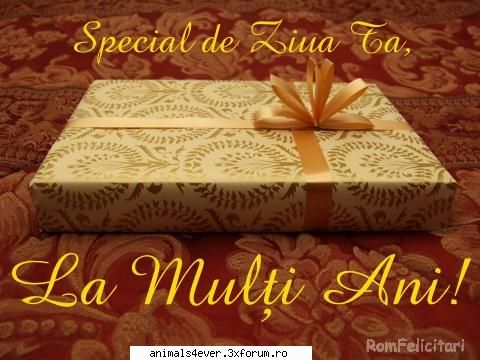 Zile de nastere - I_Love_Animals - La multi ani